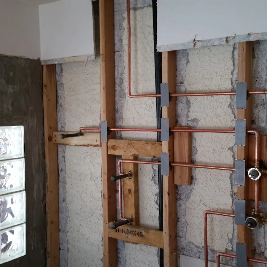 Copper pipe installation for Burst Pipe Repair in Linton