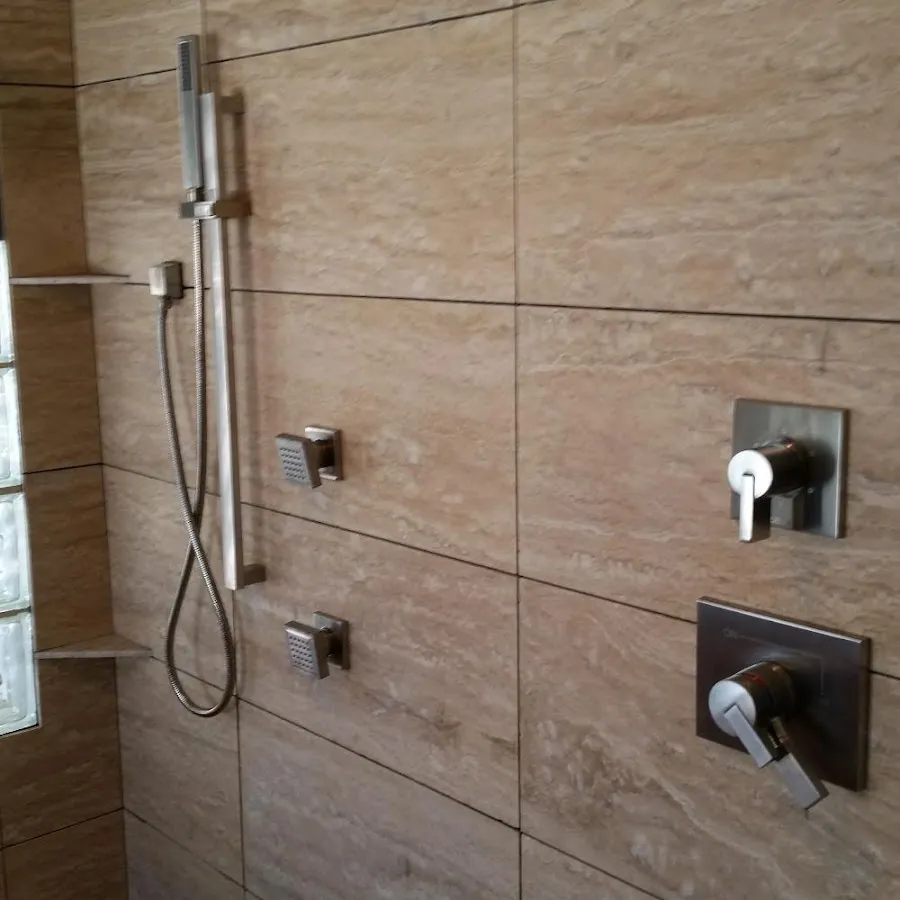 Shower fixture installation for Frozen Pipe Repair in Linton